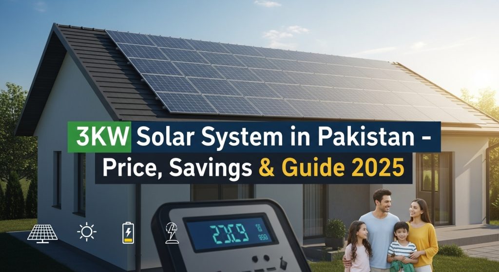 3kW Solar System Price In Pakistan (2026) – Benefits & ROI