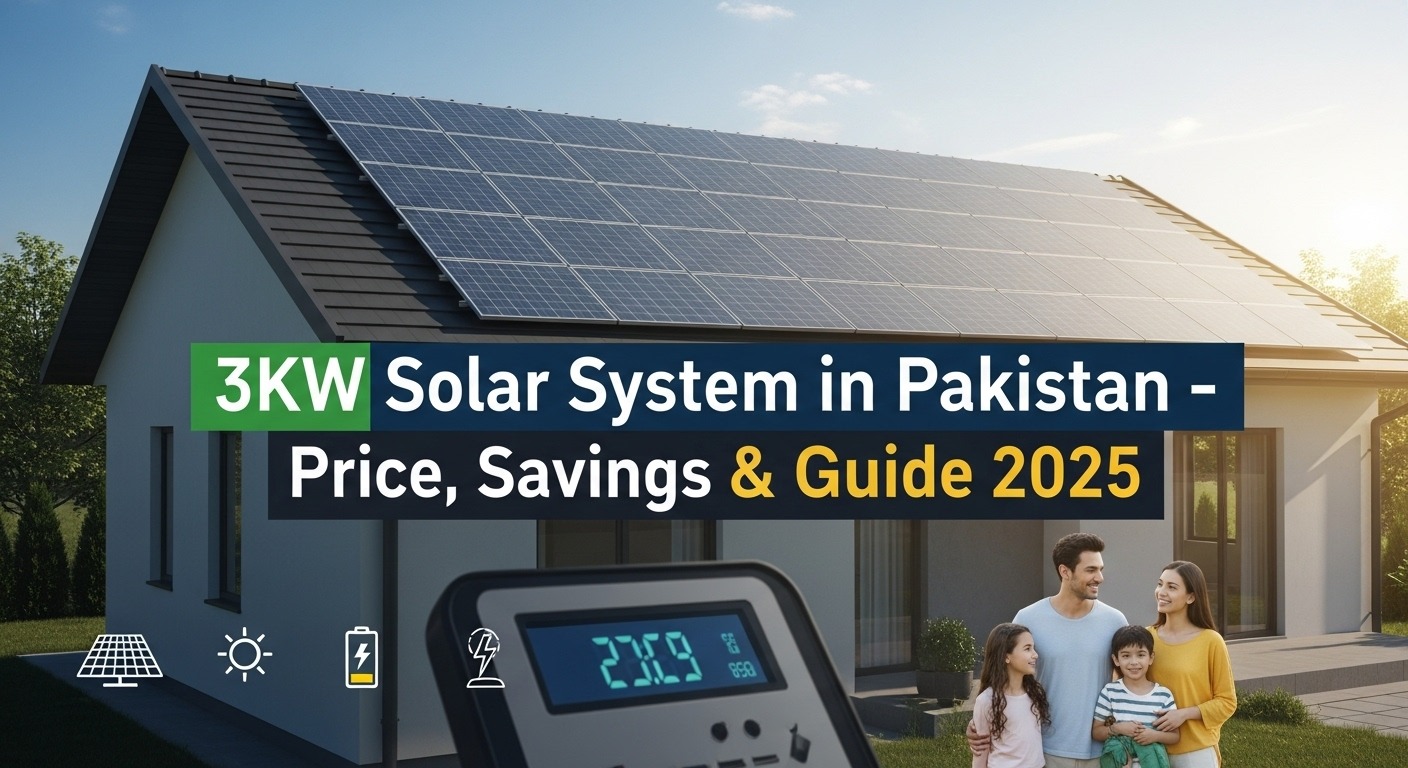 3kW Solar System Price in Pakistan – Complete Guide for Homes in 2025 1 3kW Solar System Price in Pakistan