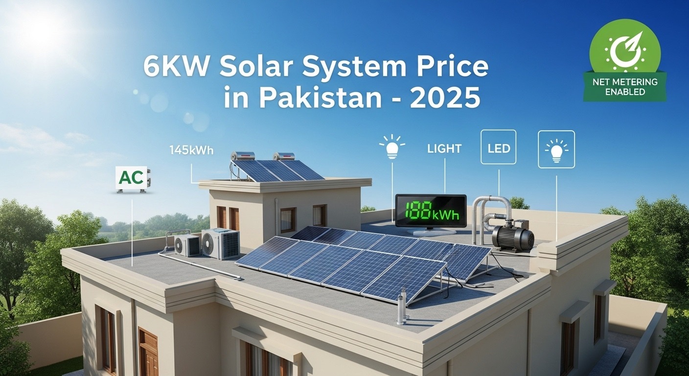 6kW Solar System Price in Pakistan – 2025 Complete Guide 1 6kW Solar System Price in Pakistan