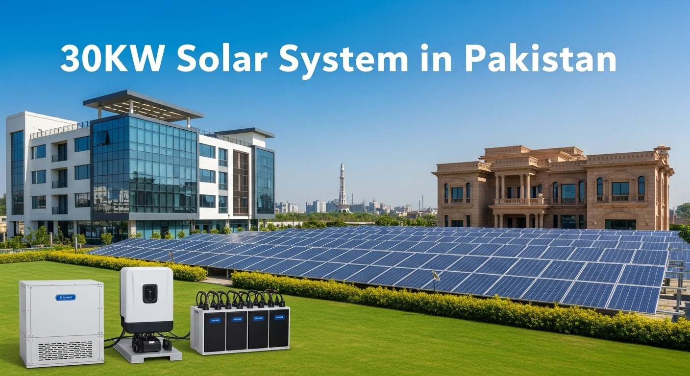 30kW Solar System in Pakistan - On-Grid & Hybrid | Complete Guide 1 30kW Solar System in Pakistan